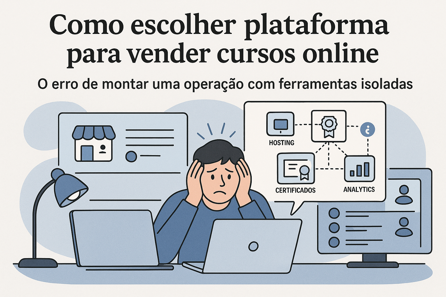 O erro de montar uma opera&ccedil;&atilde;o com ferramentas isoladas