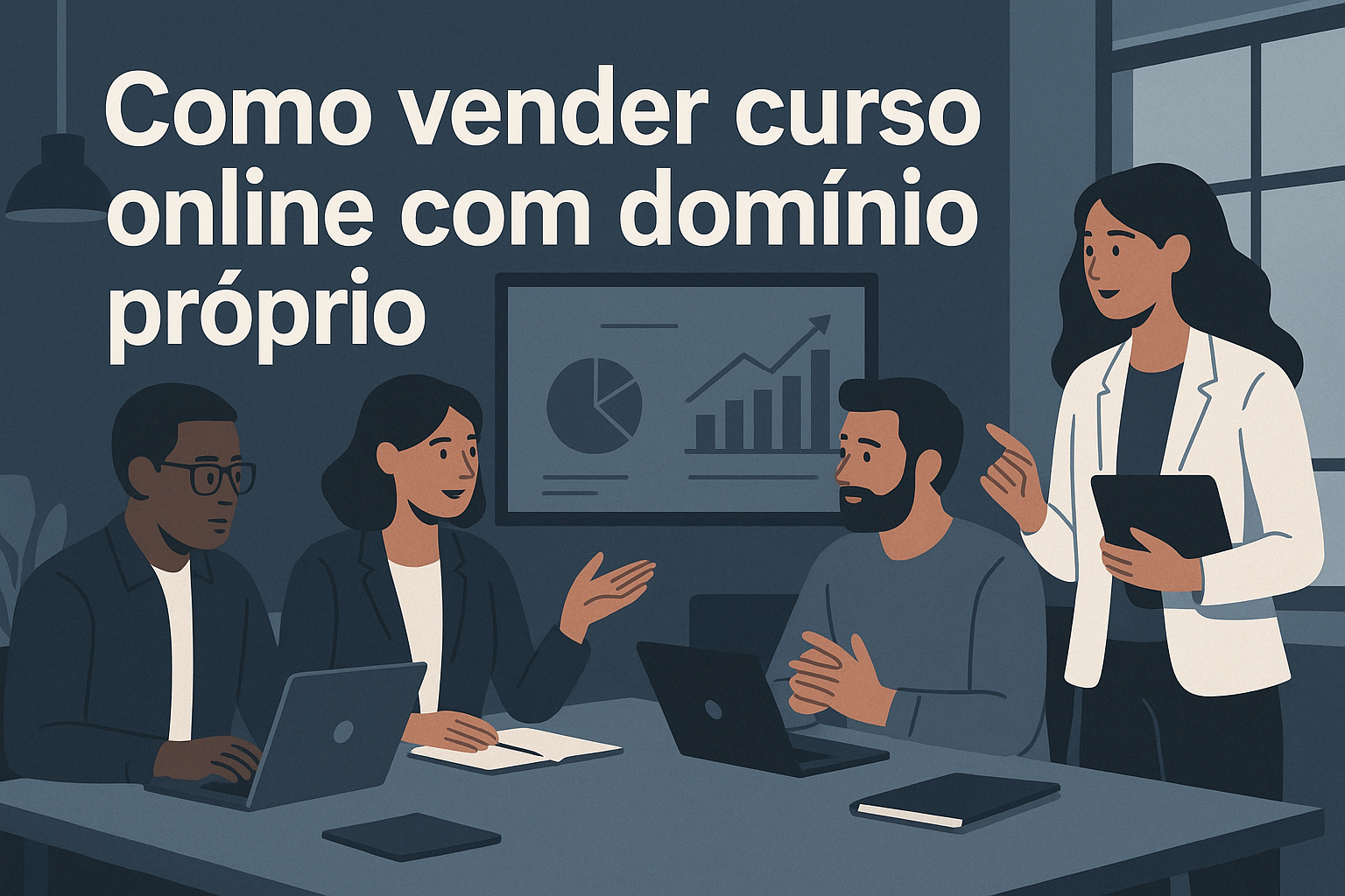 Como vender curso online com dom&iacute;nio pr&oacute;prio na pr&aacute;tica