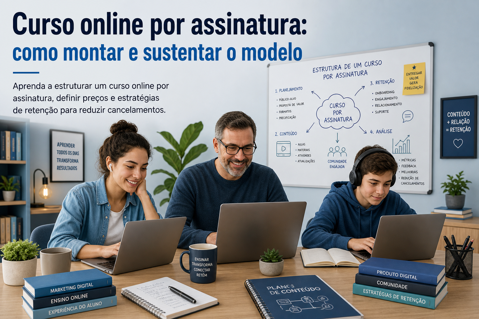 Curso online por assinatura: como montar e sustentar o modelo
