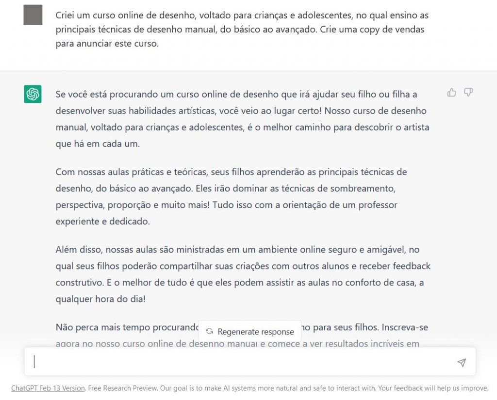 como criar copy para vendas com ChatGPT
