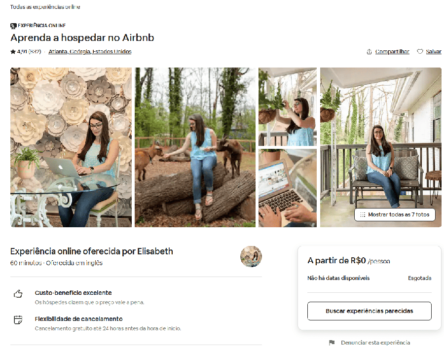landing page webinar air bnb