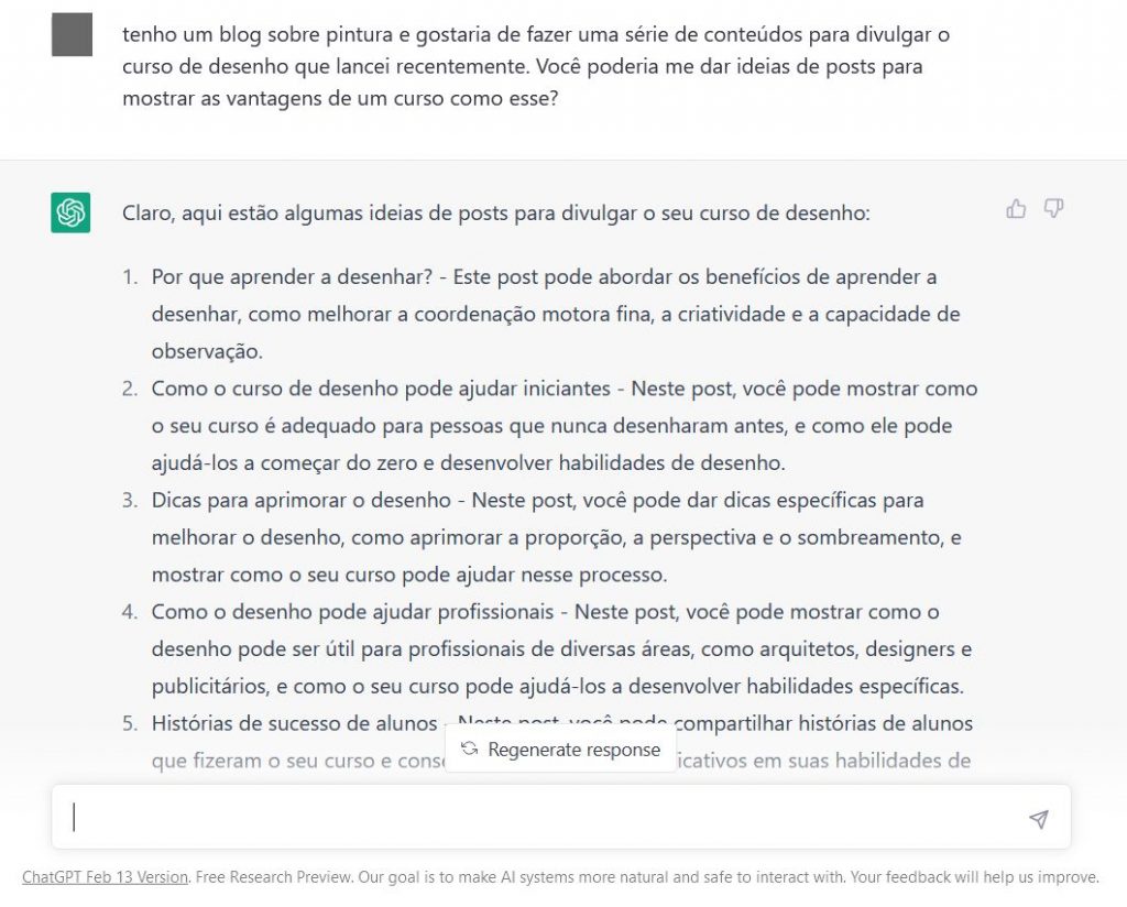 como usar o ChatGPT?