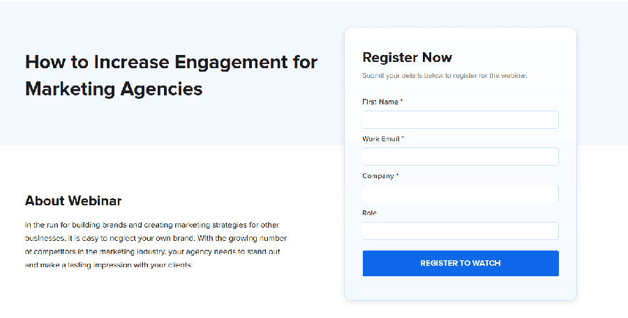 landing page webinar socialpilot