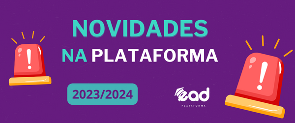 Novidades EAD Plataforma – Novembro 2023