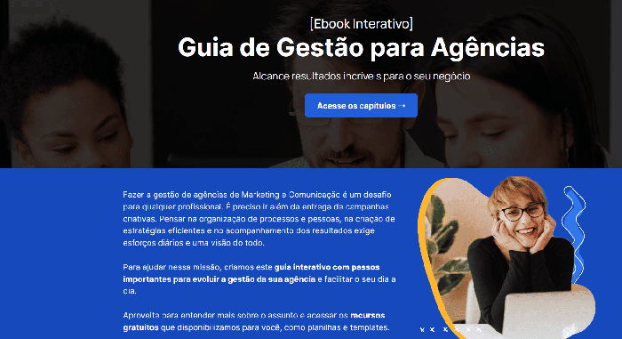 tipos de landing page rock content