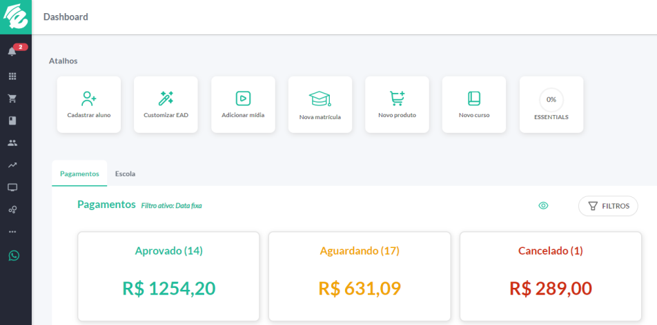 Nova versão EAD Plataforma
