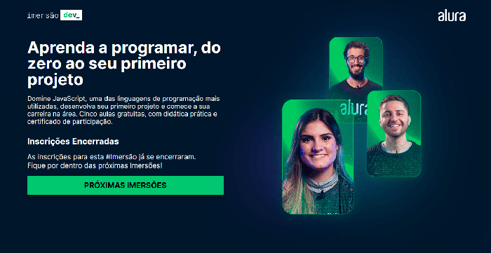 tipos de landing page alura