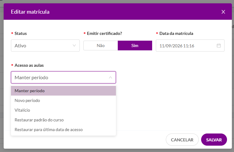 matriculas
